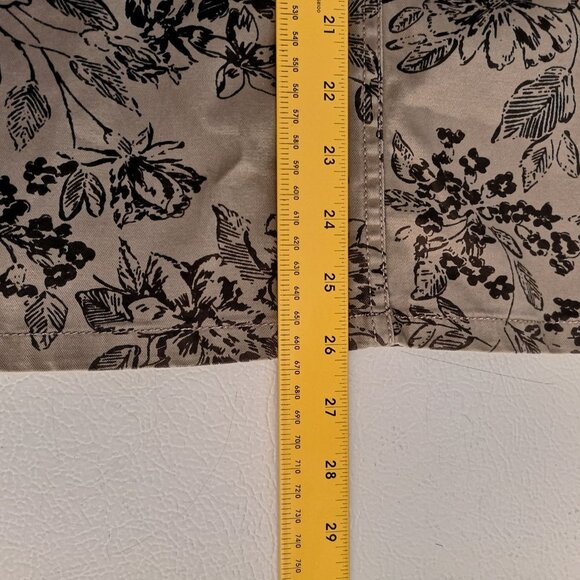 Eddie Bauer Ladies Straight Fit Size 10 Tan & Brown Jean Skirt - Picture 8 of 12